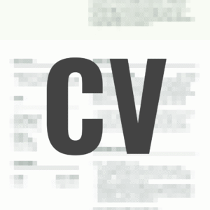 عمل سيرة ذاتية (CV)