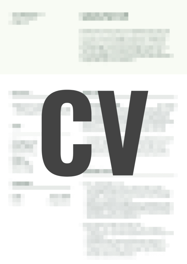 عمل سيرة ذاتية (CV)